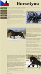 Mobile Screenshot of horse4you.ludvikovcz.com
